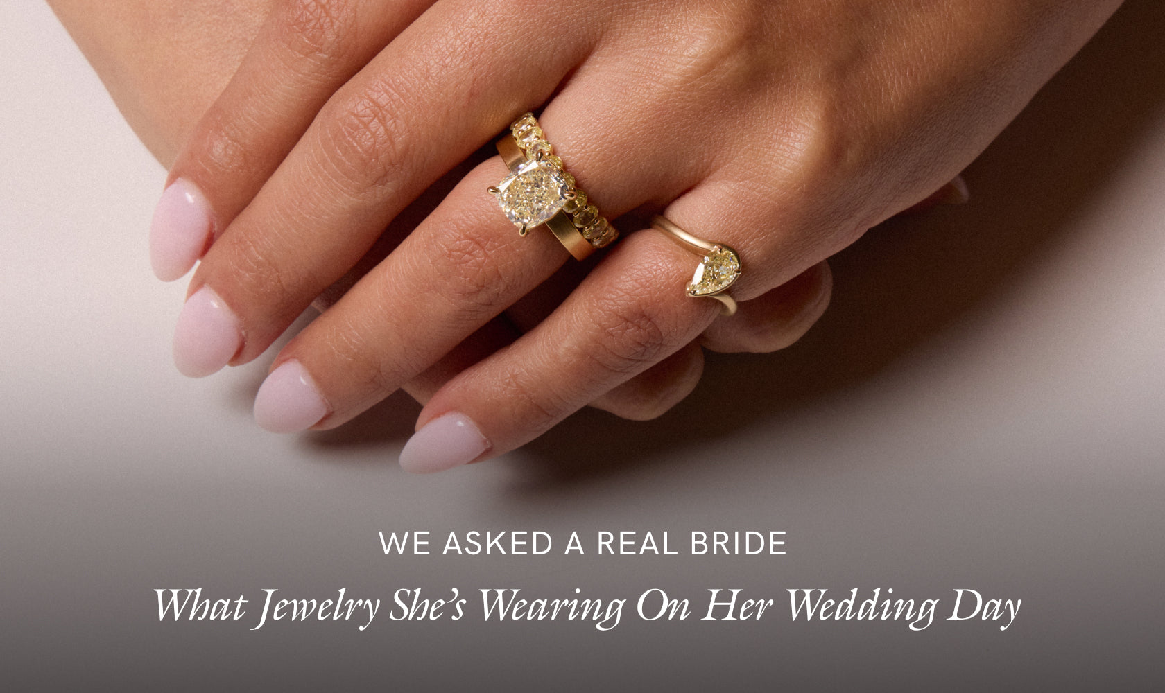 Advice from a real 2026 bride on what jewelry she's wearing down the aisle