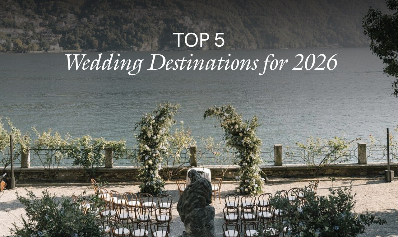 Top 5 Wedding Destinations for 2026