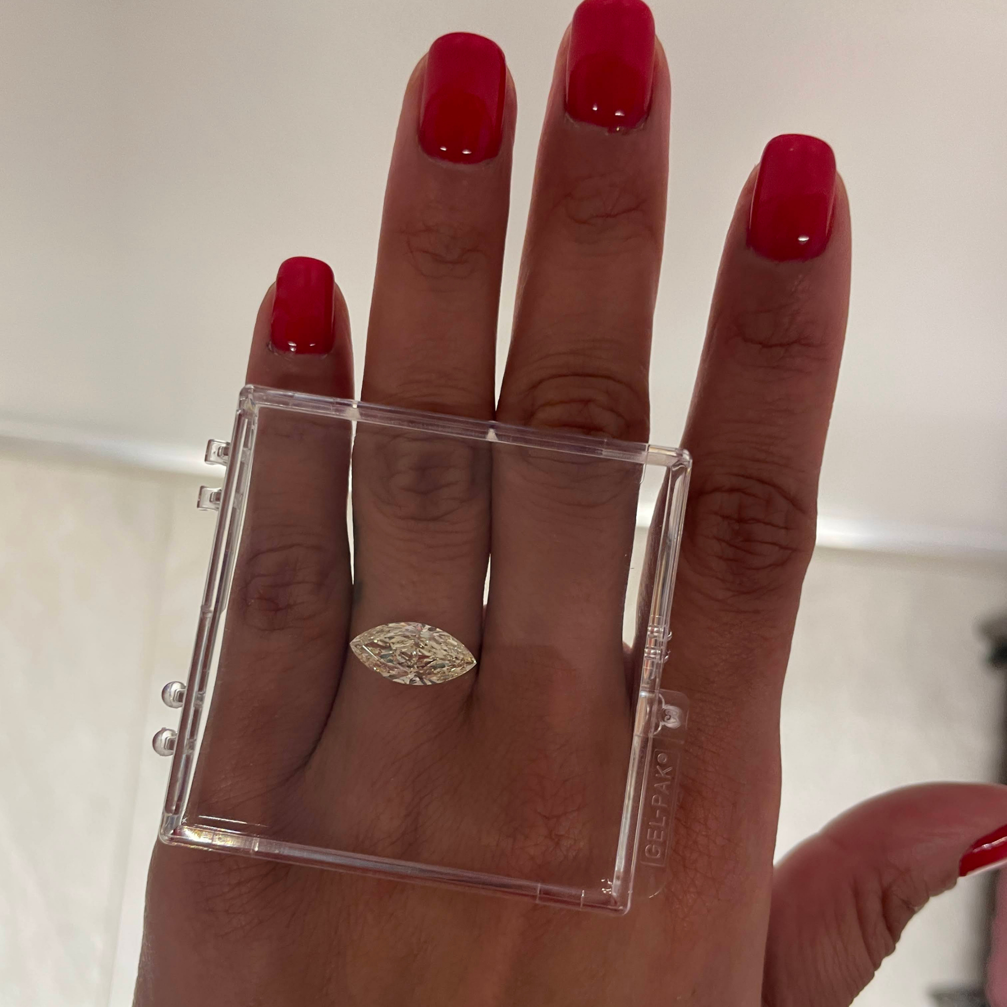 3.21 UV VVS1 MARQUISE CUT DIAMOND