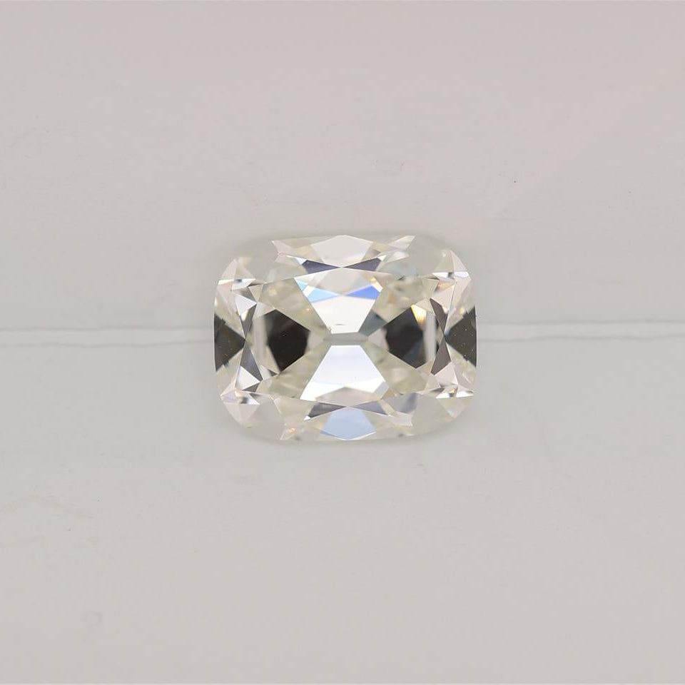 Clear diamond on a light gray background