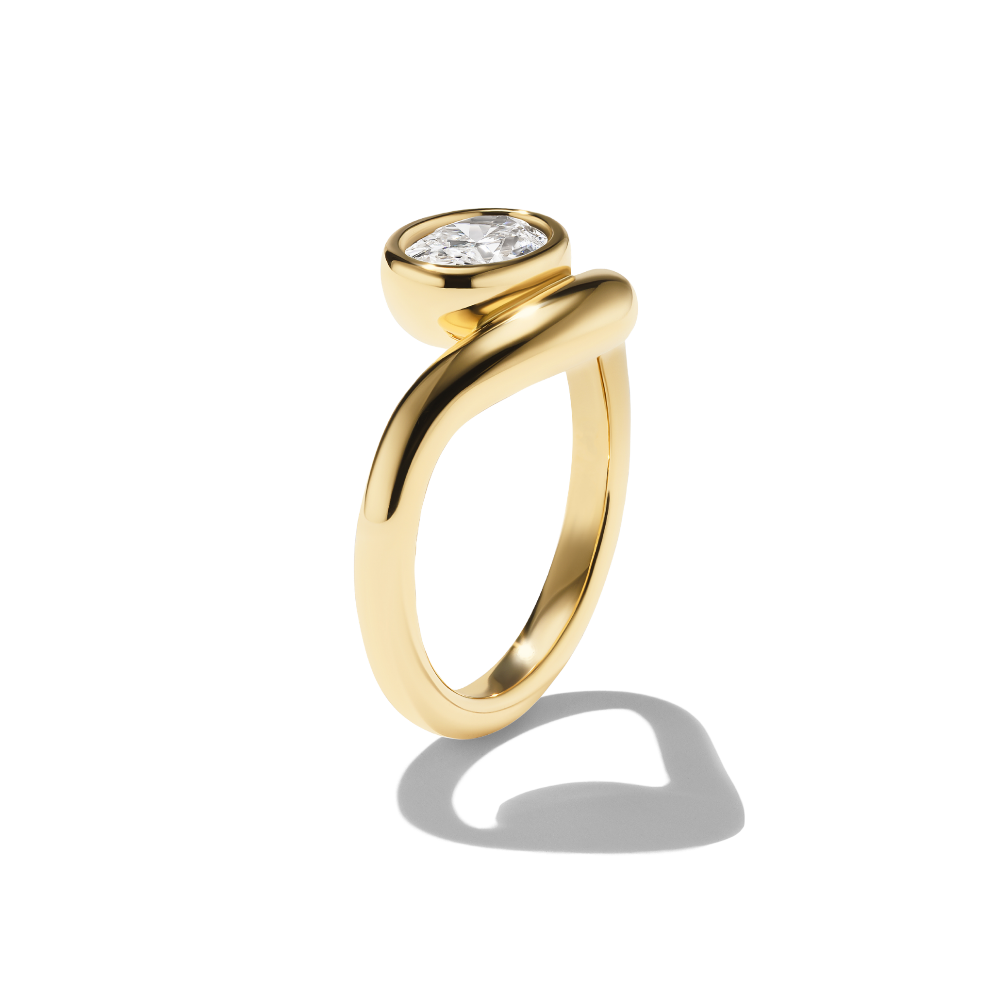 BB DEEPA WHITE DIAMOND PINKY RING