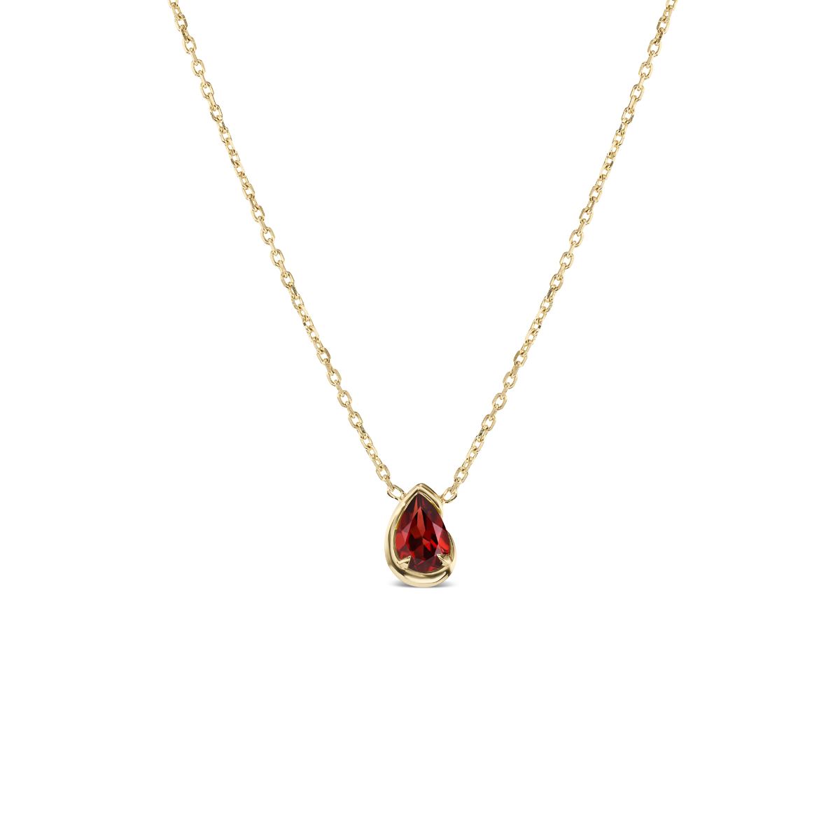 bb thelma necklace - garnet