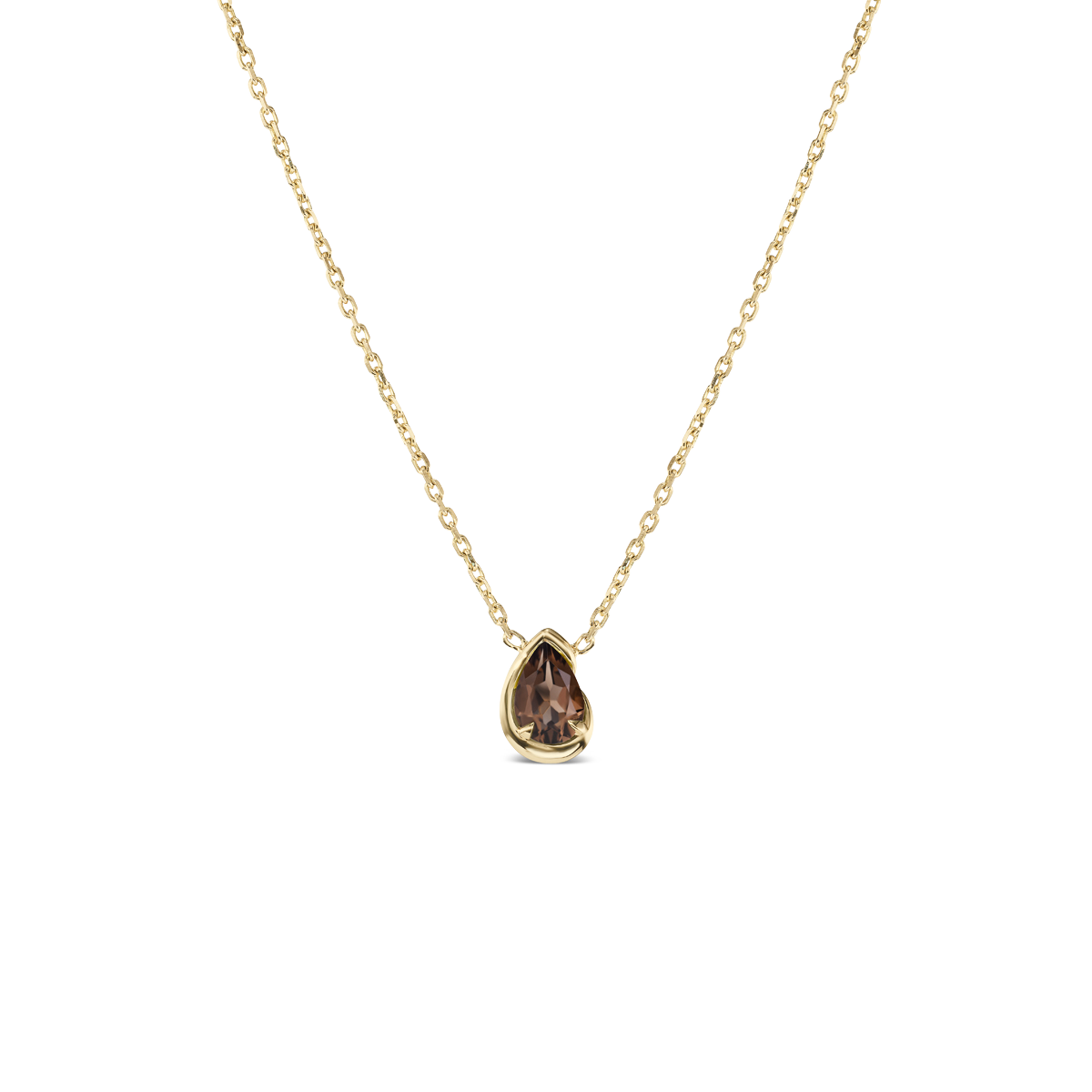 bb thelma necklace - smokery quartz