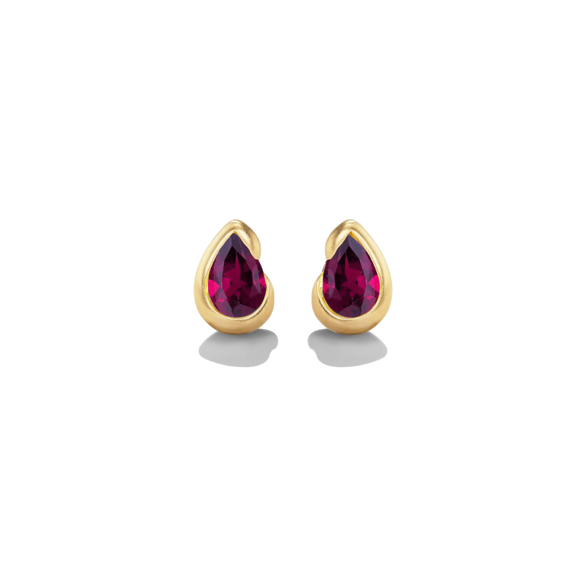 BB THELMA RHODOLITE GARNET STUDS