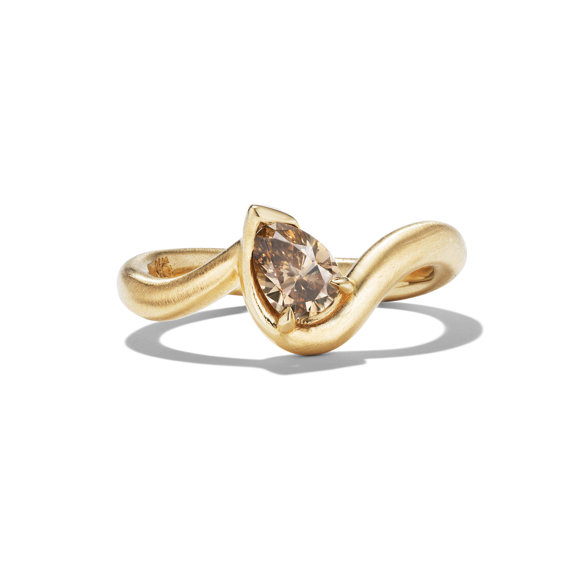 AARYAH | BB THELMA BROWN DIAMOND PINKY RING