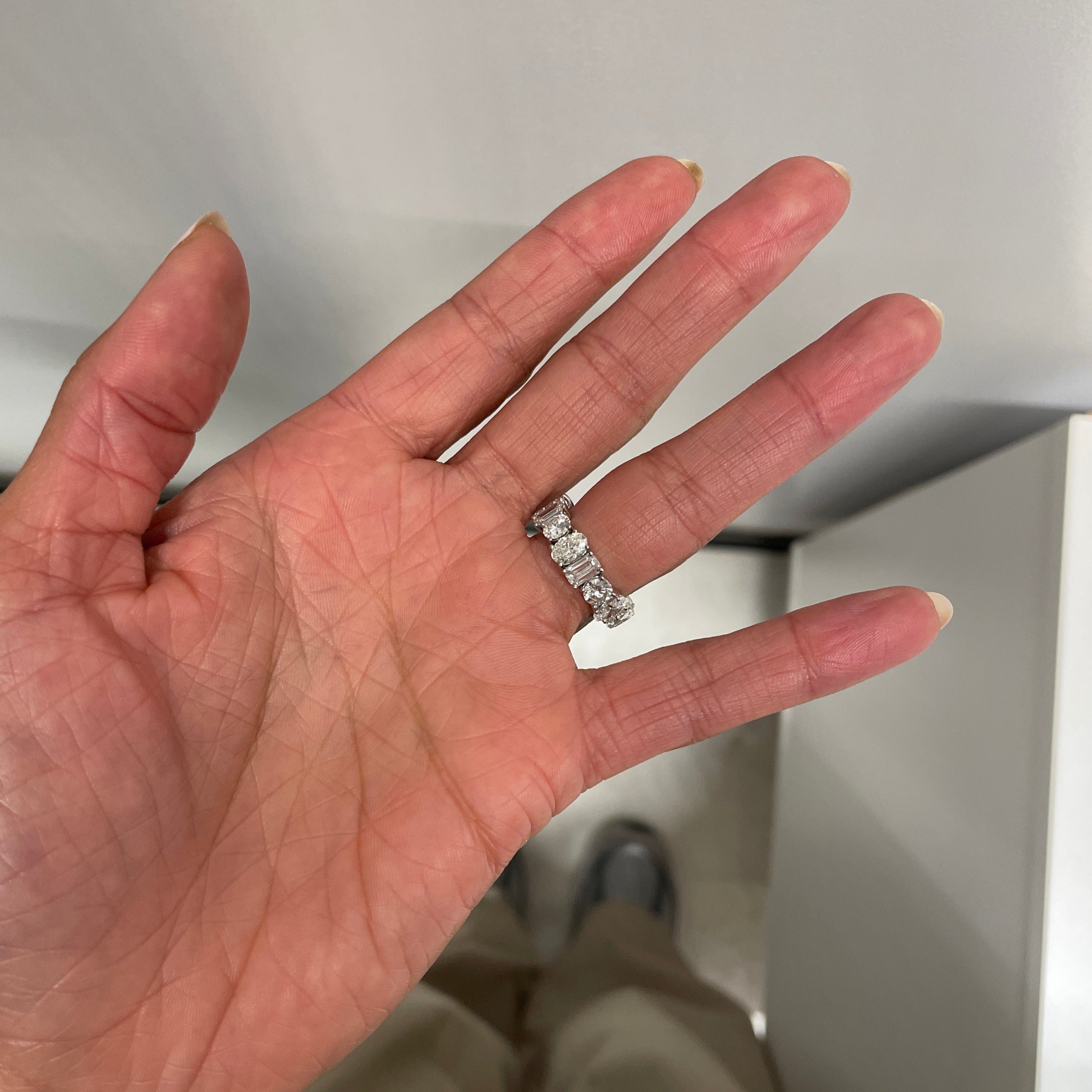 Custom ALAYA on finger underside