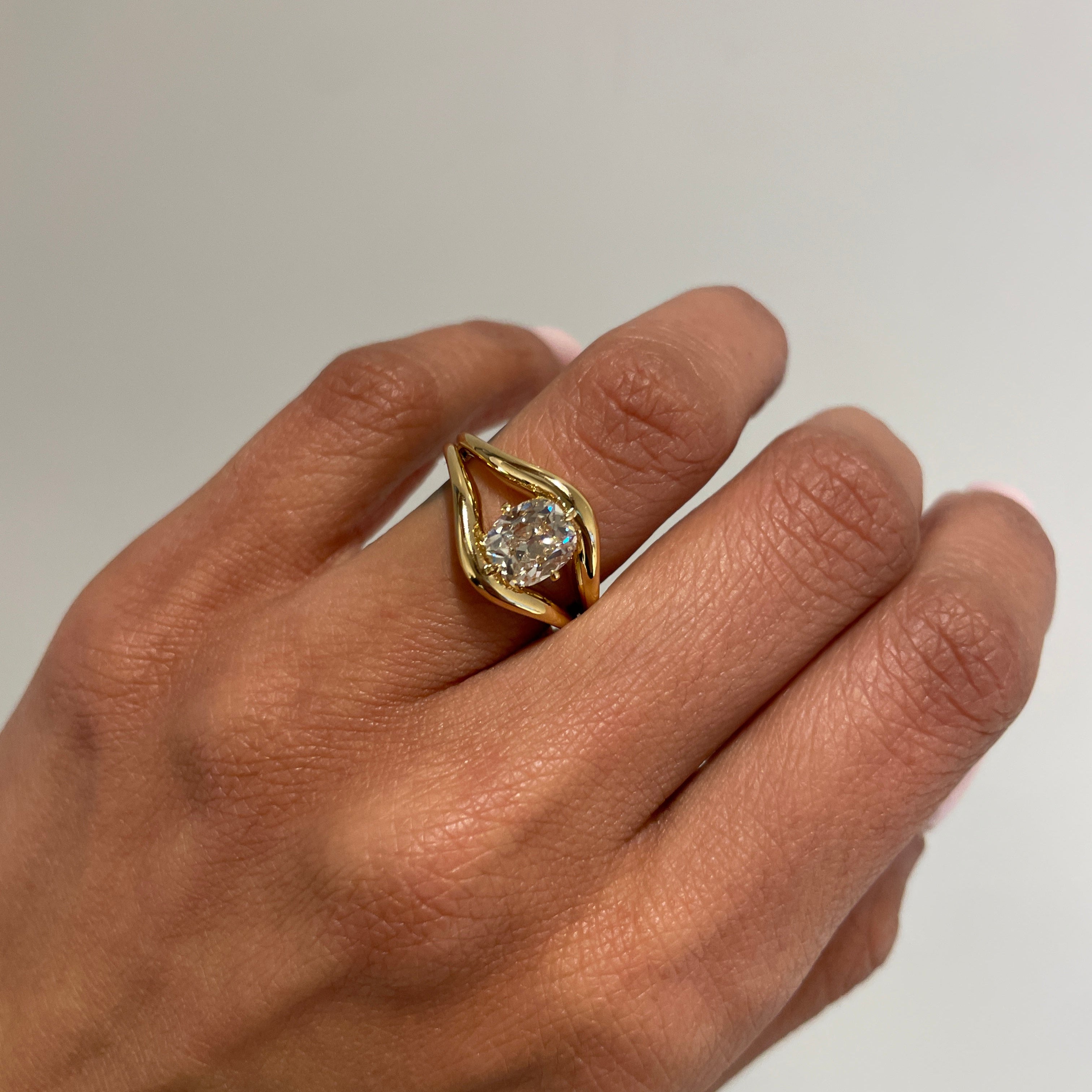 EZE 1.51 Engagement Ring, On Hand