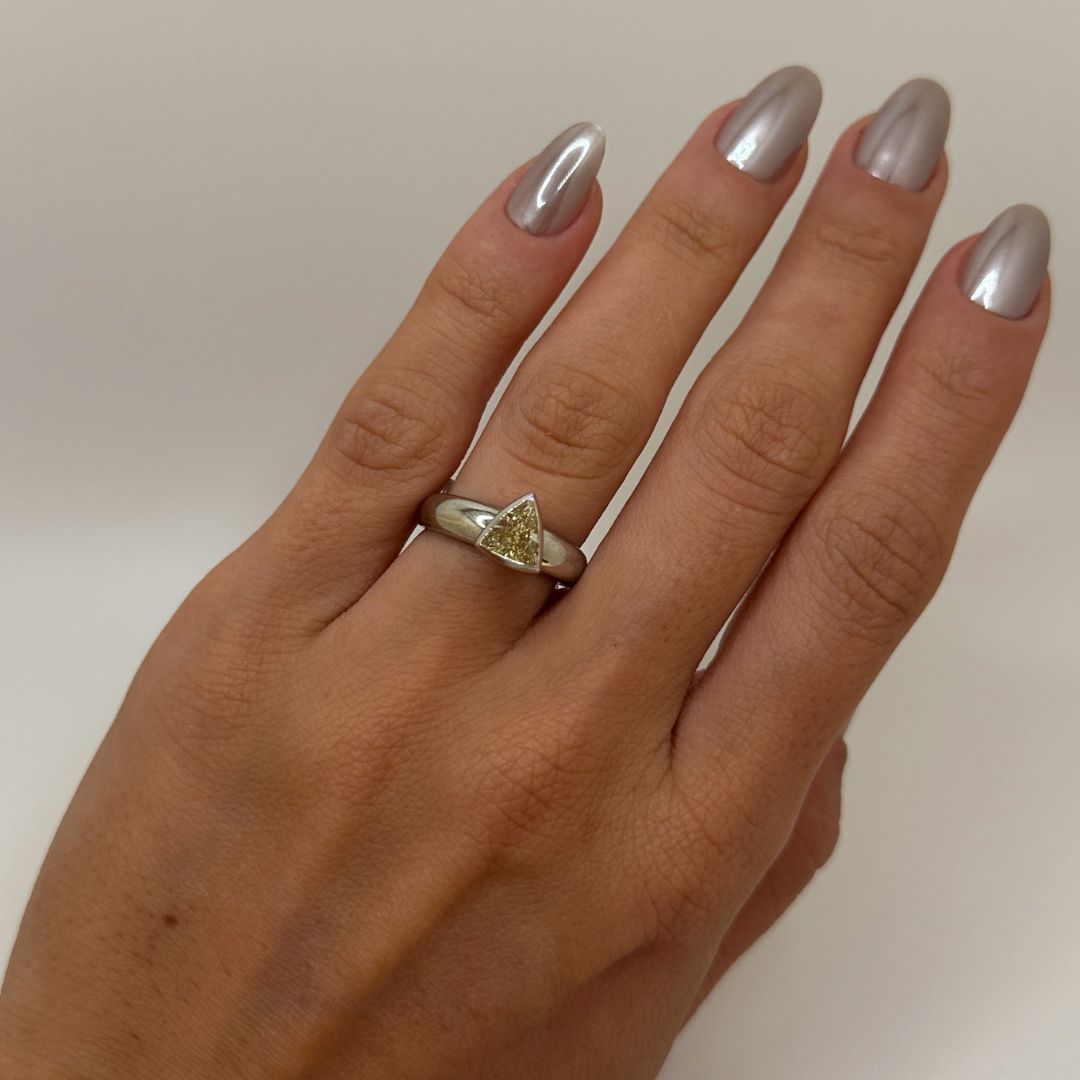 Ellie Engagement Ring, on hand