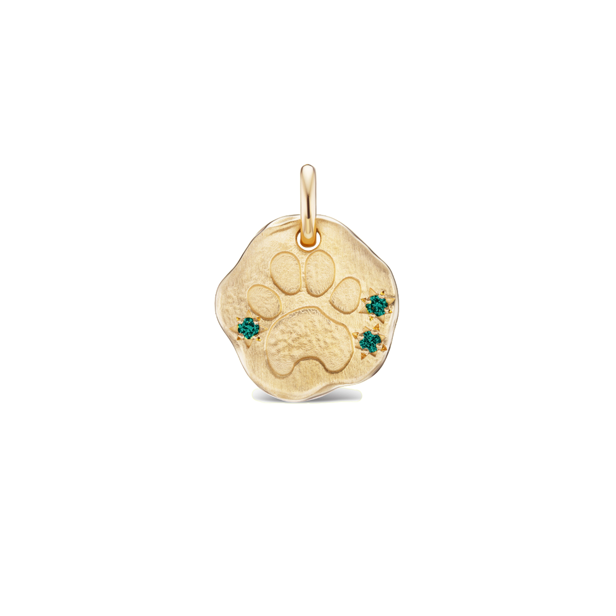 FUJI DOG PAW PRINT MEDALLION