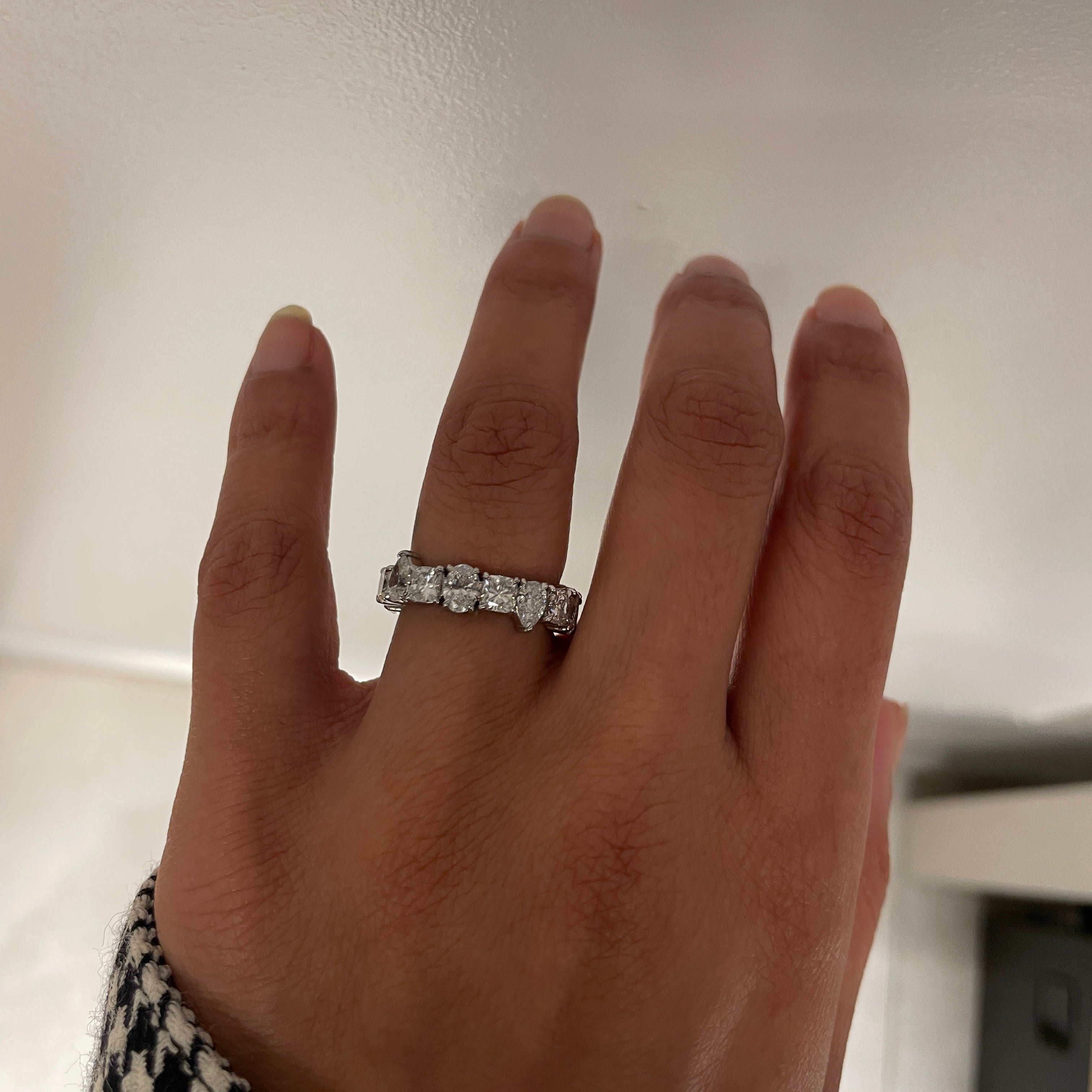 ALAYA 5.0CRT MULTI SHAPE DIAMOND BAND - In Stock | Size 5.75