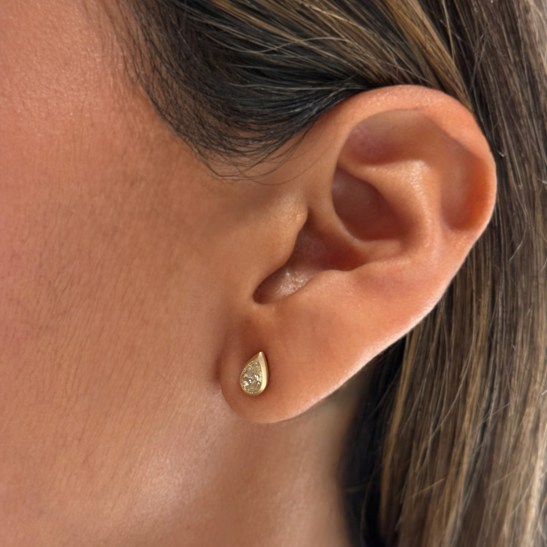 KNOX MINI YELLOW DIAMOND STUDS