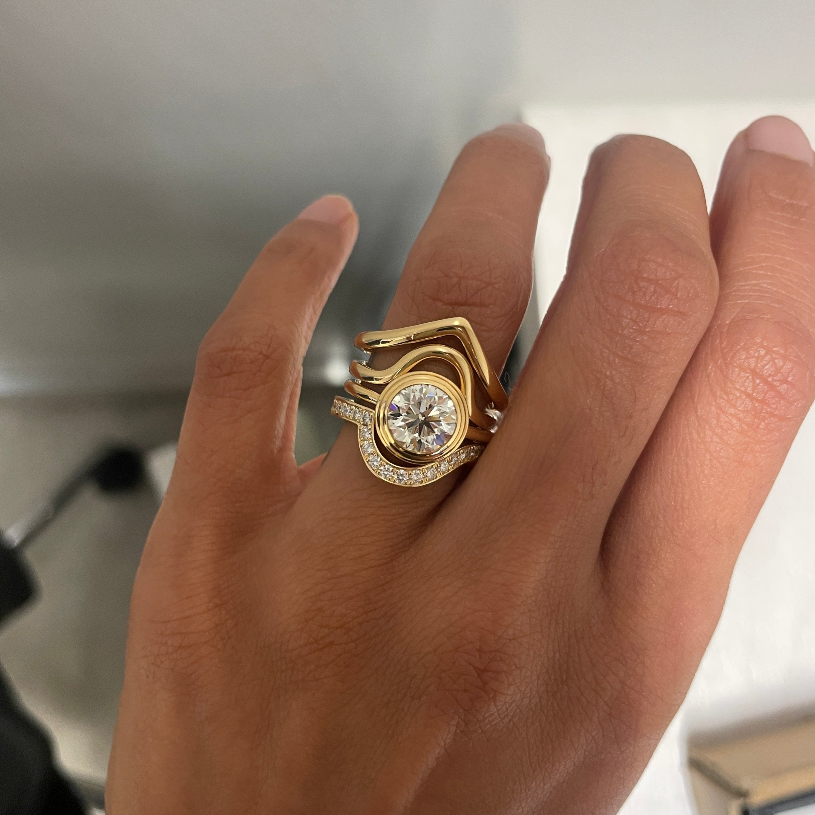 Lexi Band in Bridal Stack