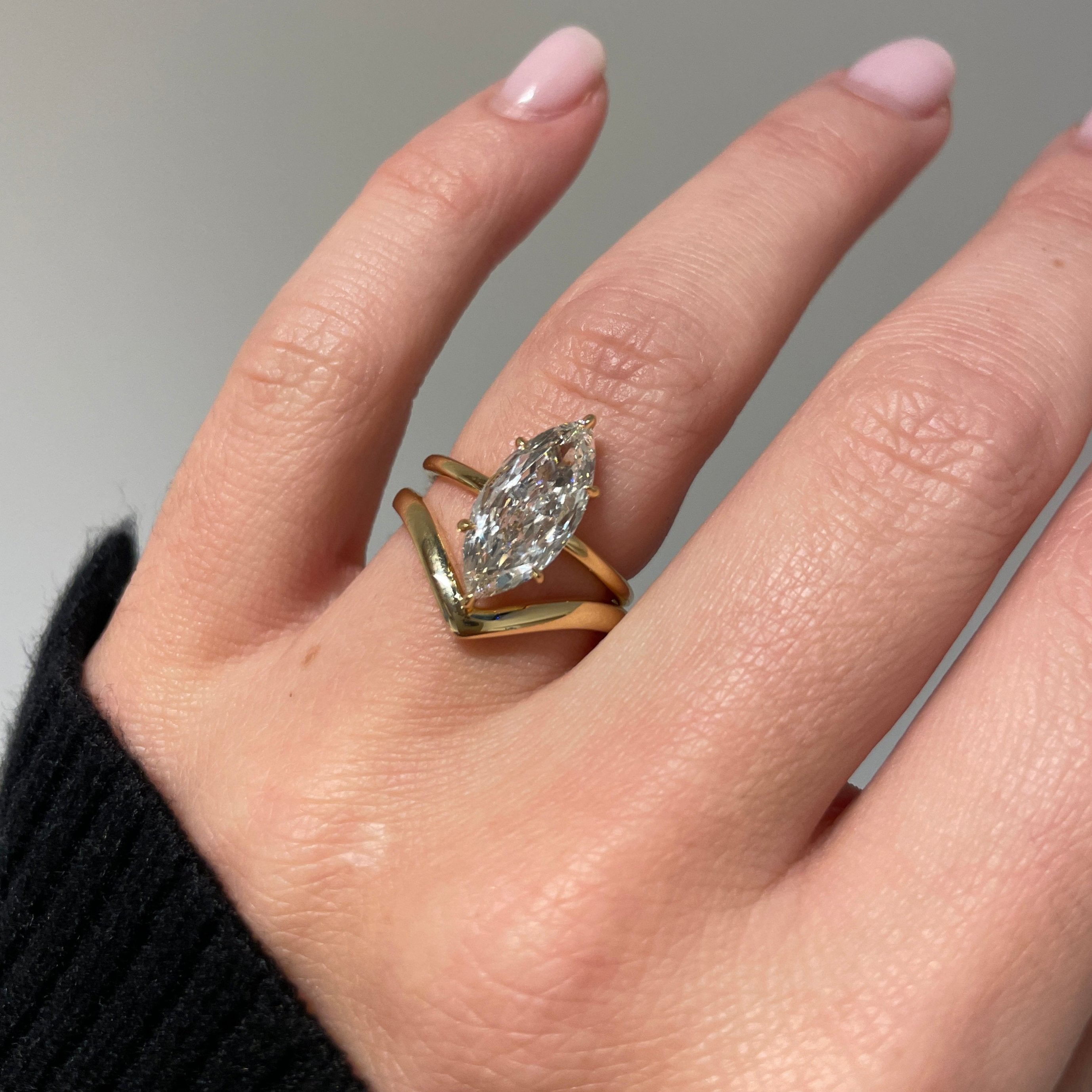 Lexi Band with Valeria Engagement Ring