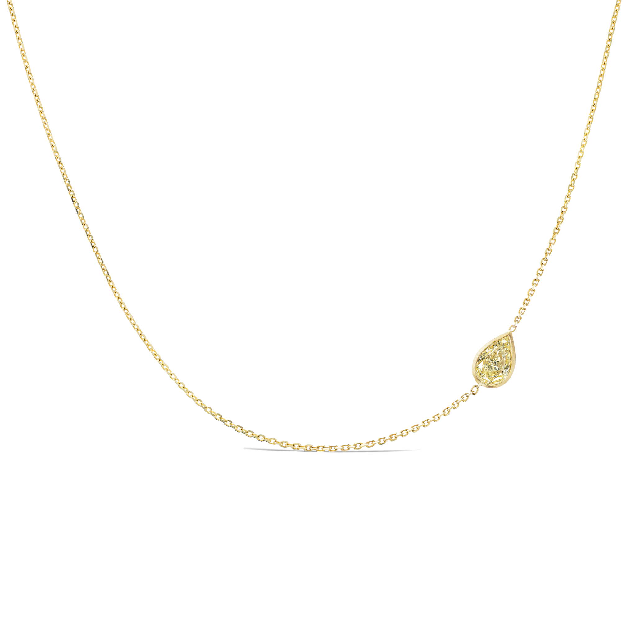 MAX MINI YELLOW DIAMOND NECKLACE