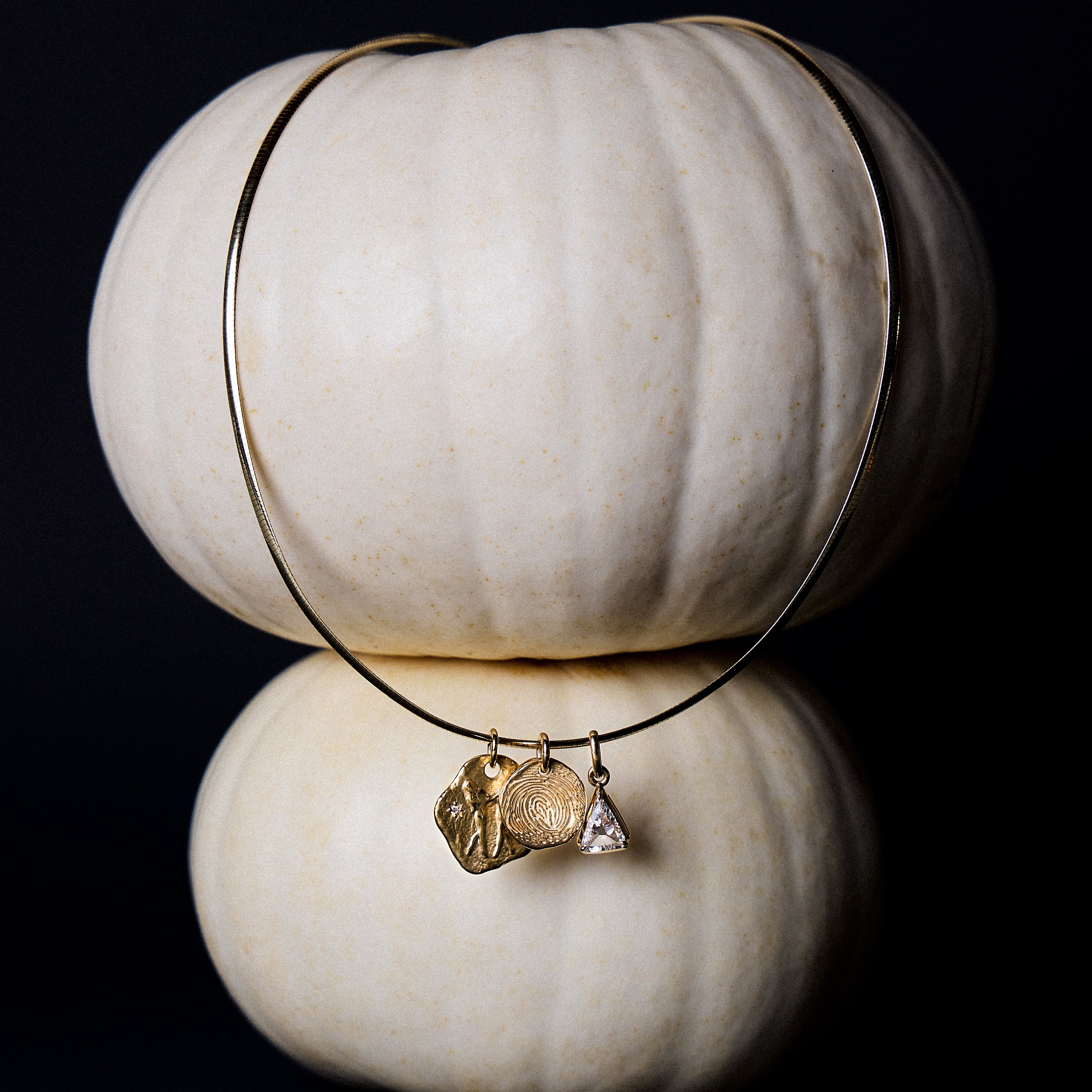 ANEESA 14KT OMEGA CHAIN