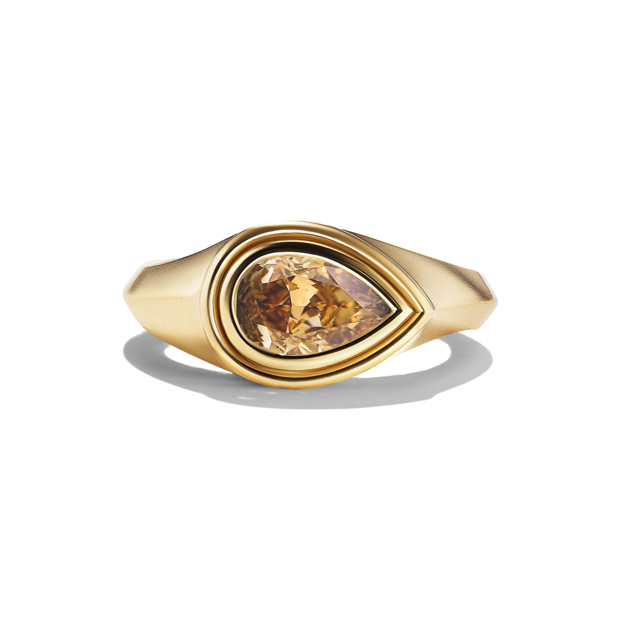 PHOENIX BROWN DIAMOND PINKY RING