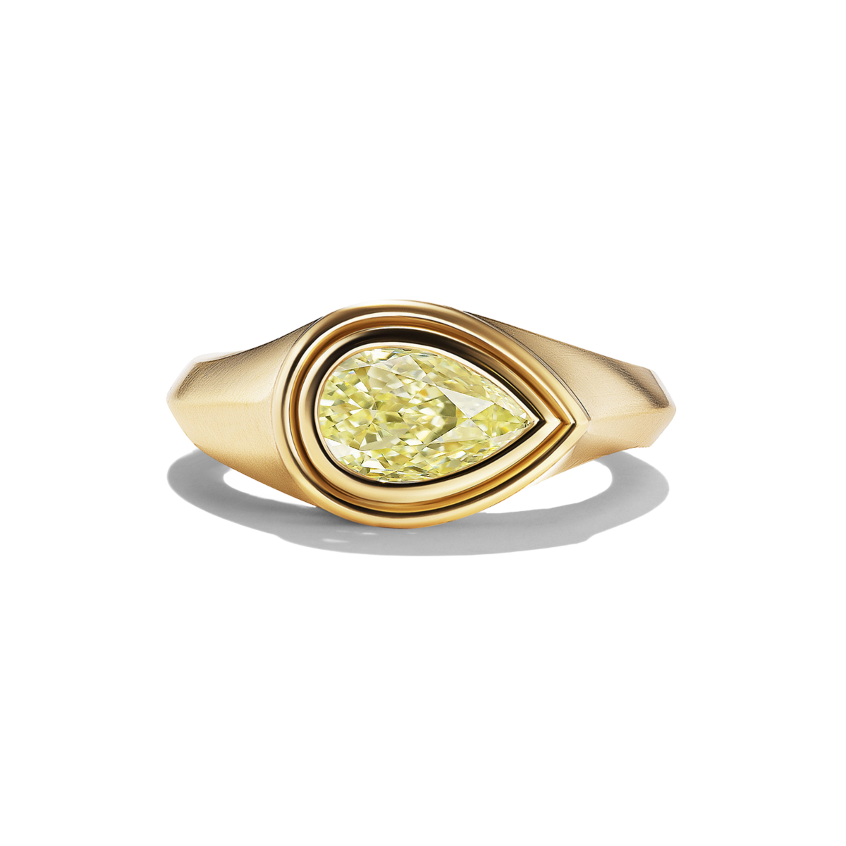 AARYAH | PHOENIX YELLOW DIAMOND PINKY RING