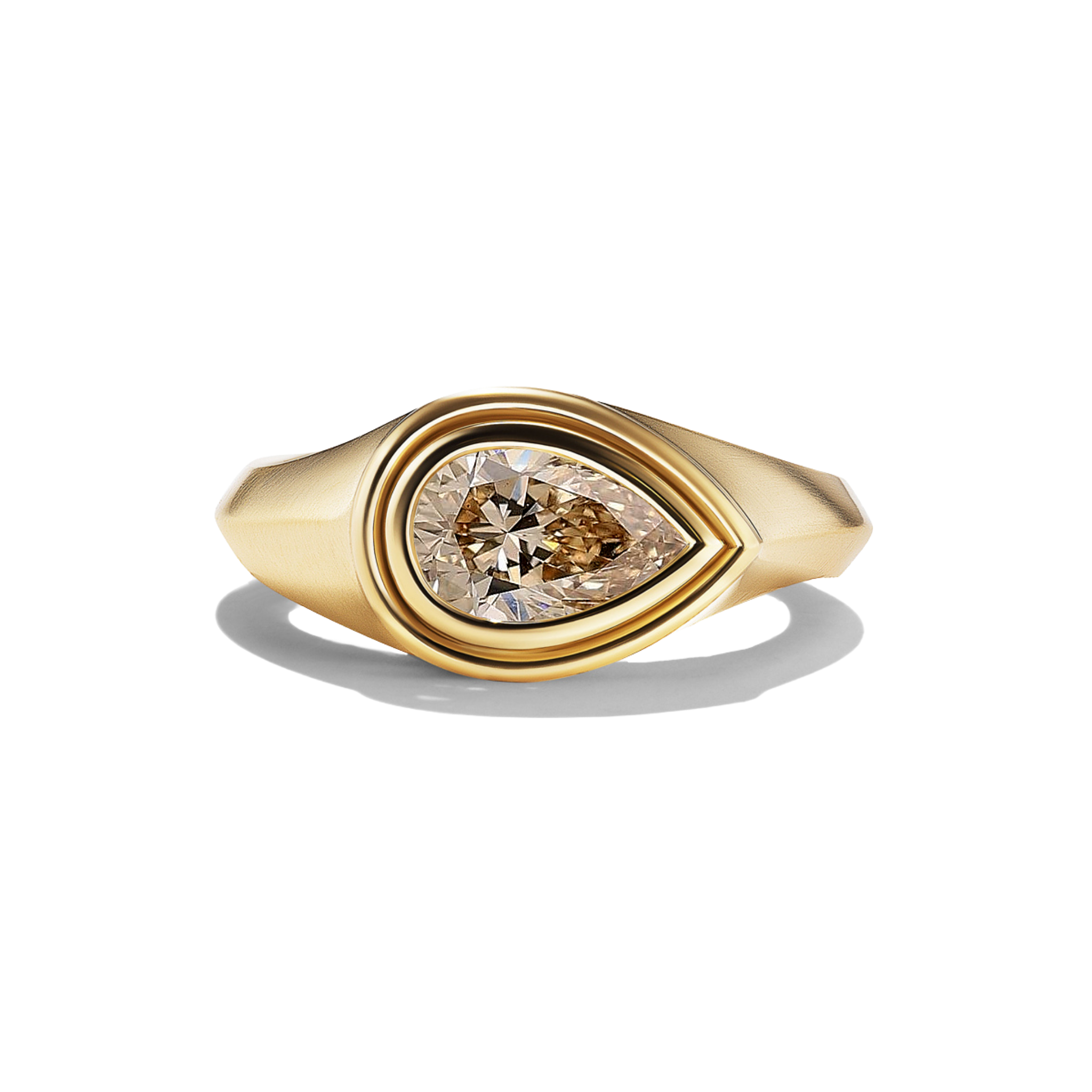 PHOENIX BROWN DIAMOND PINKY RING