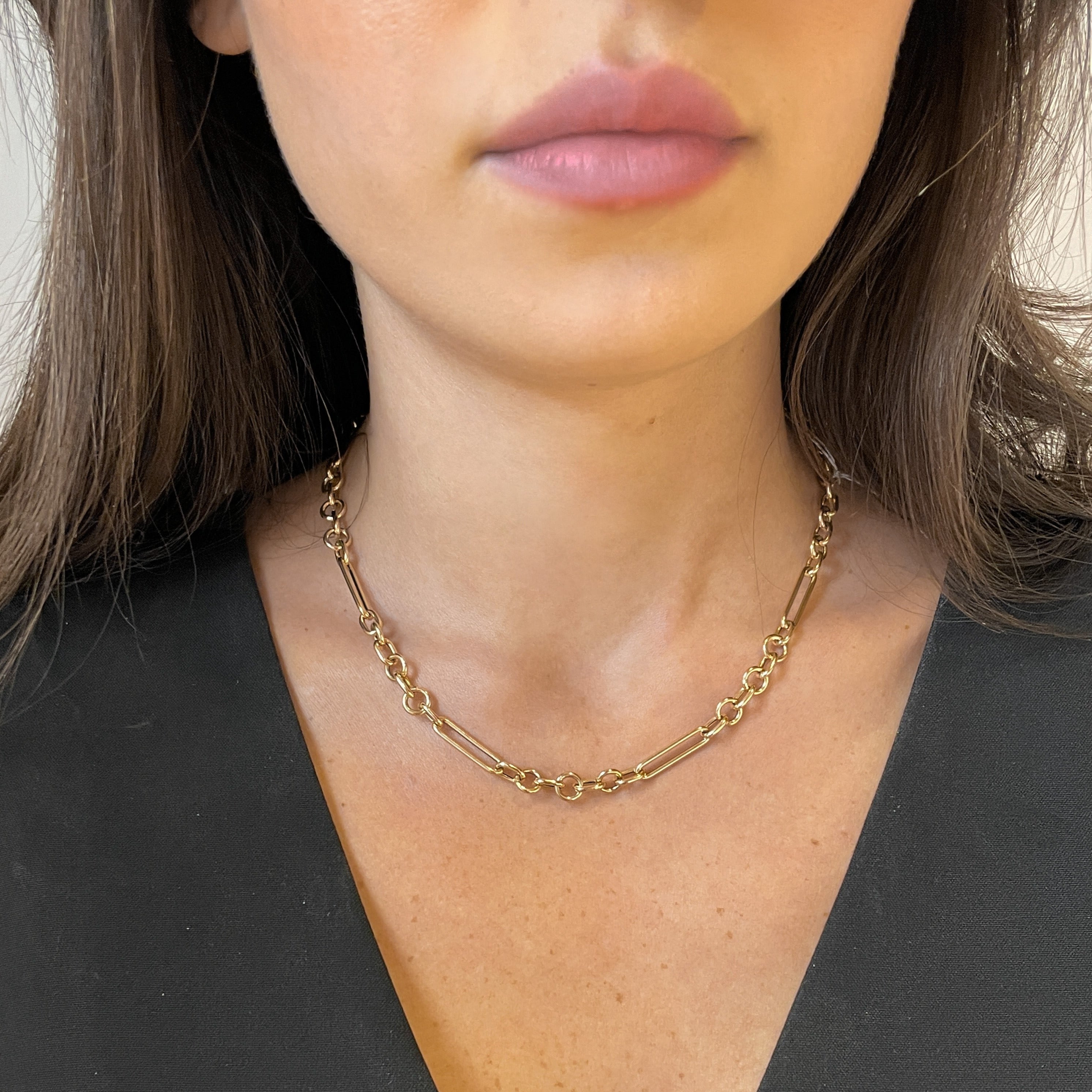 YARI 14KT CHAIN NECKLACE