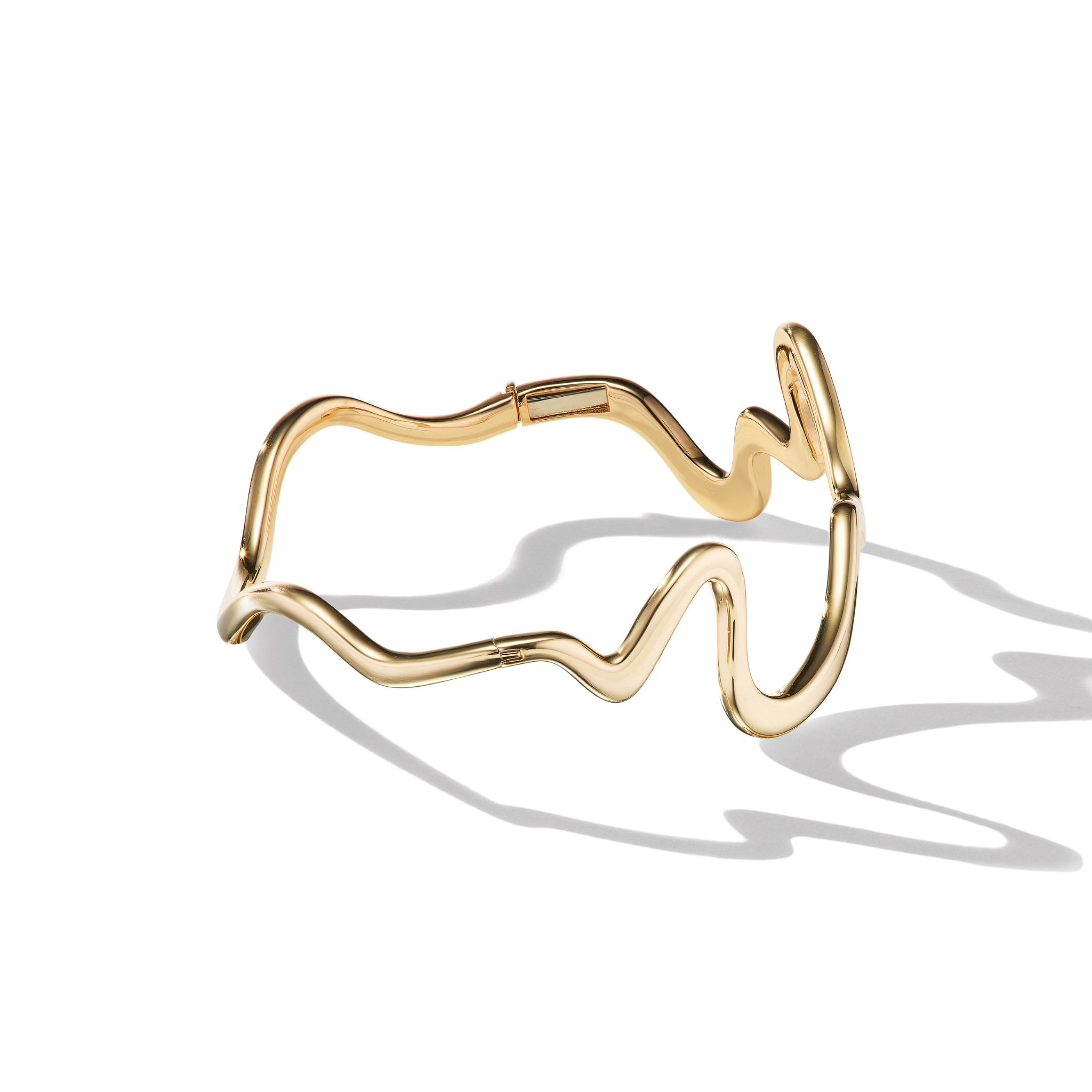 Soma Hinge Bangle - Side View