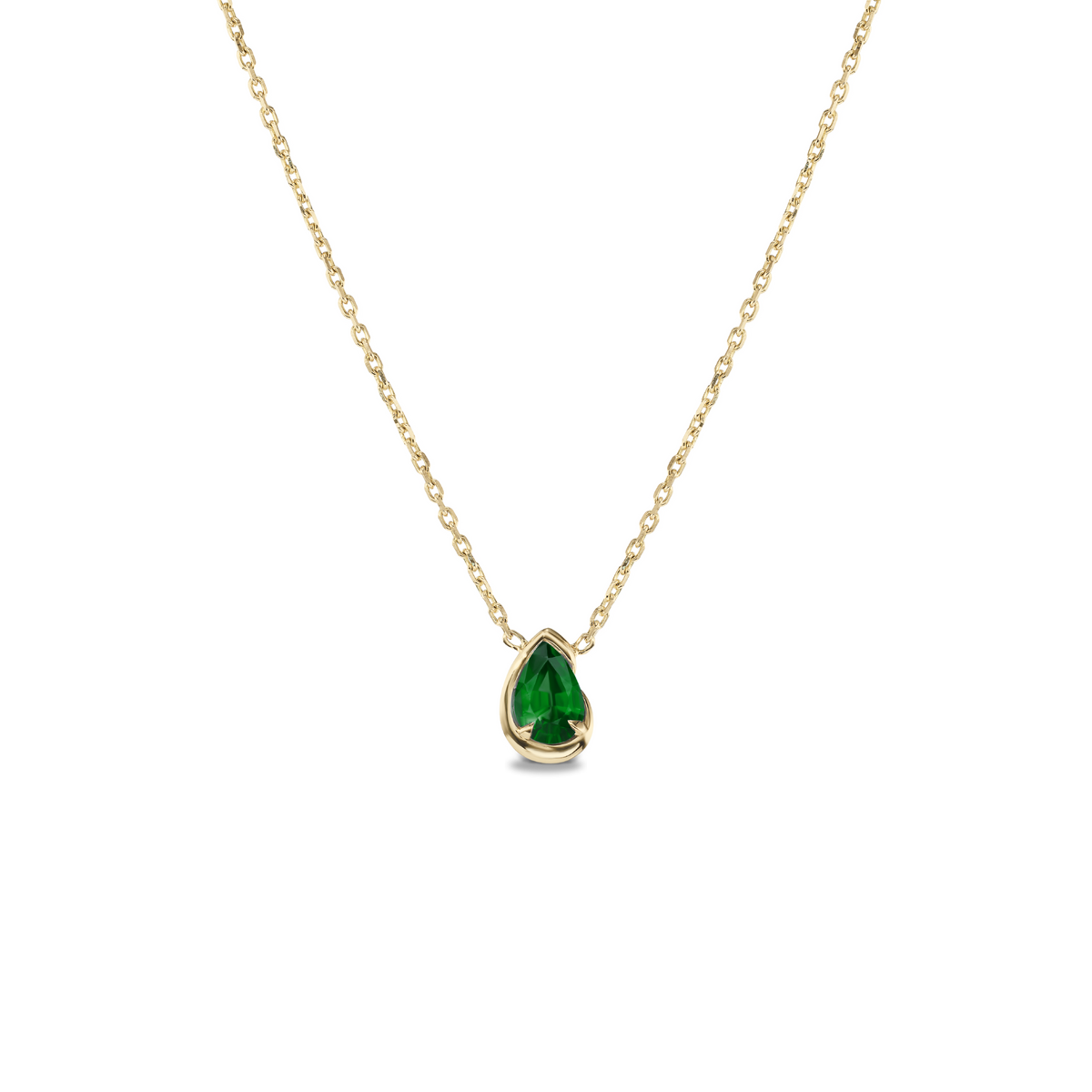 ONE OF ONE BB THELMA TSAVORITE GARNET NECKLACE