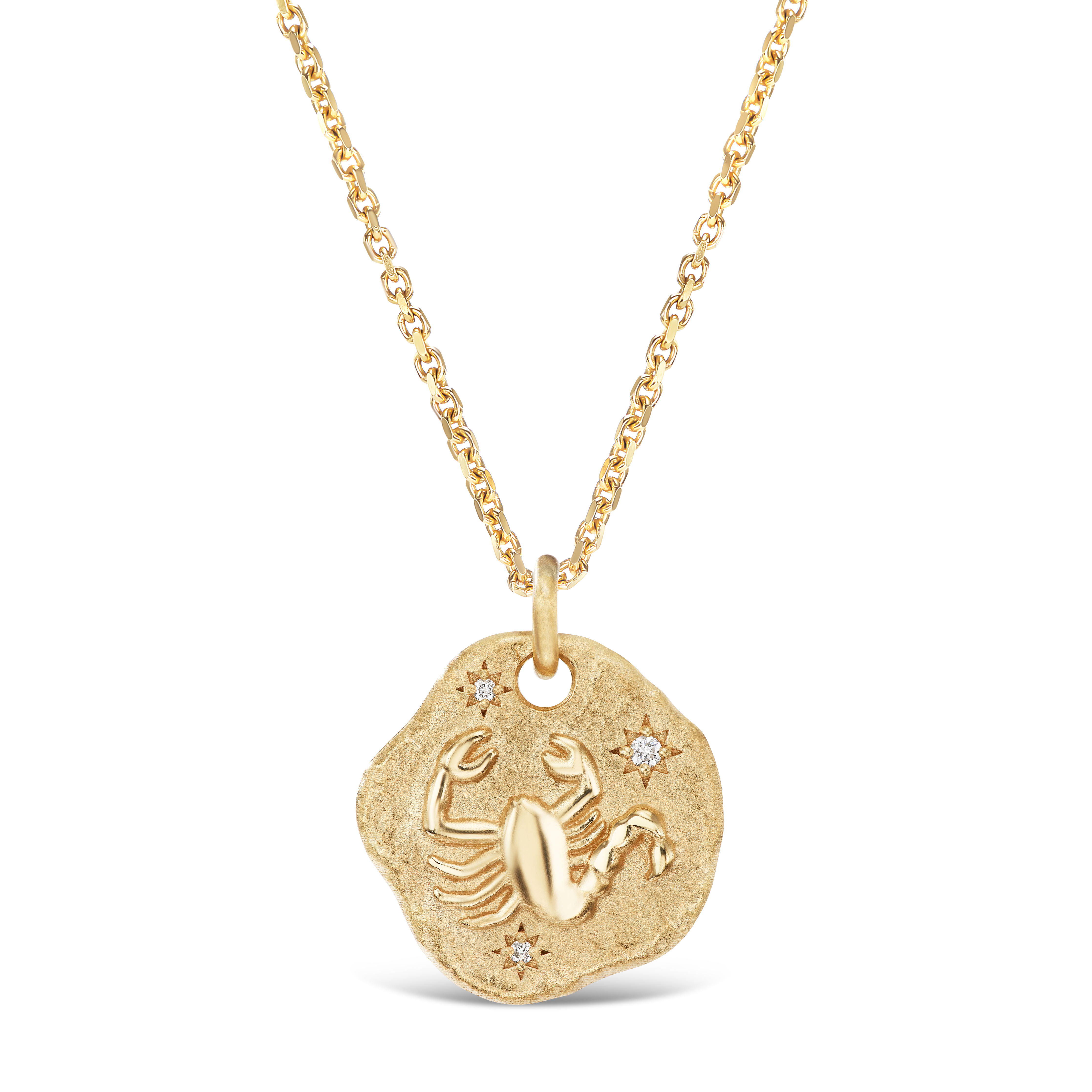 MINI 14KT YG ZODIAC MEDALLION