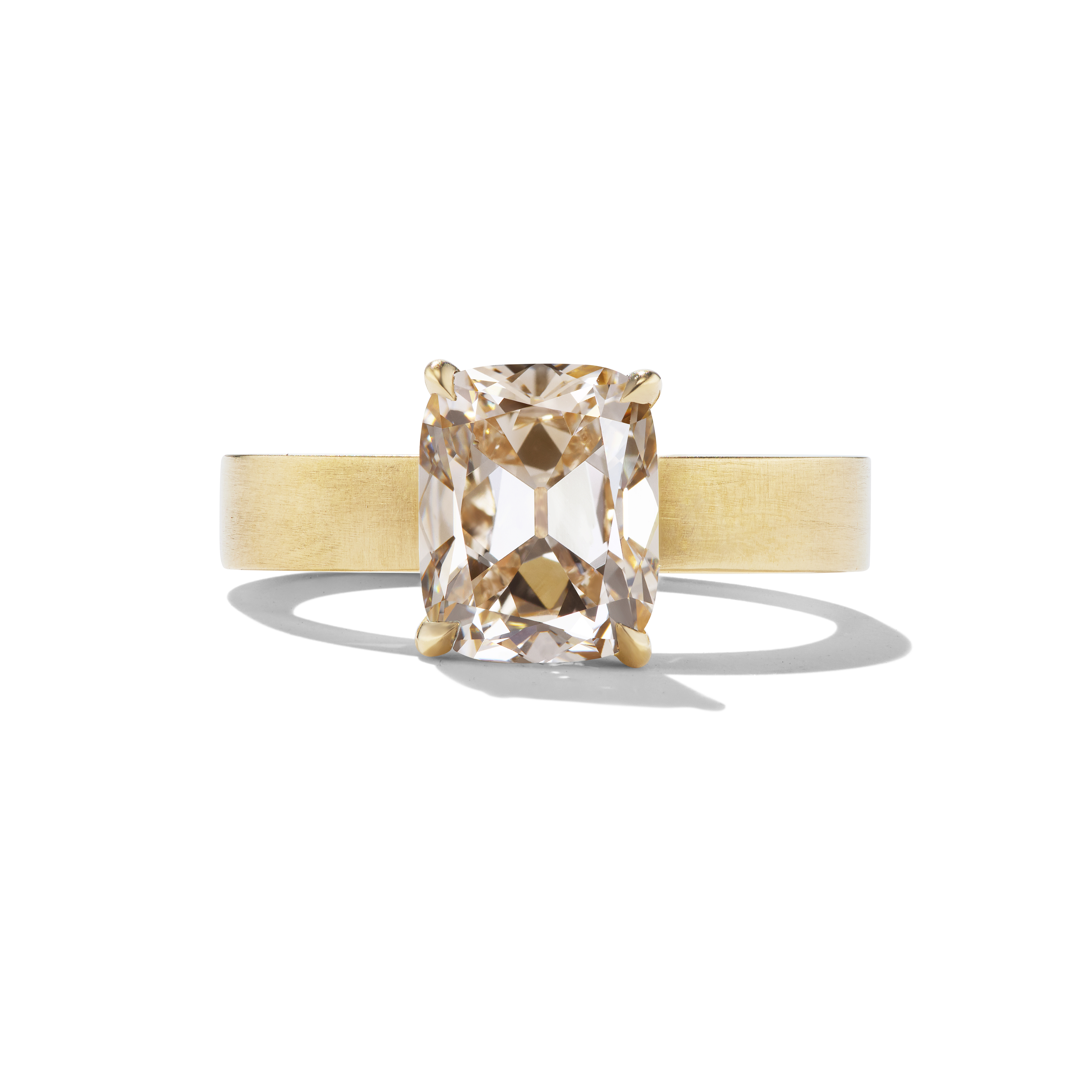 Bespoke Selene Engagement Ring, Front View