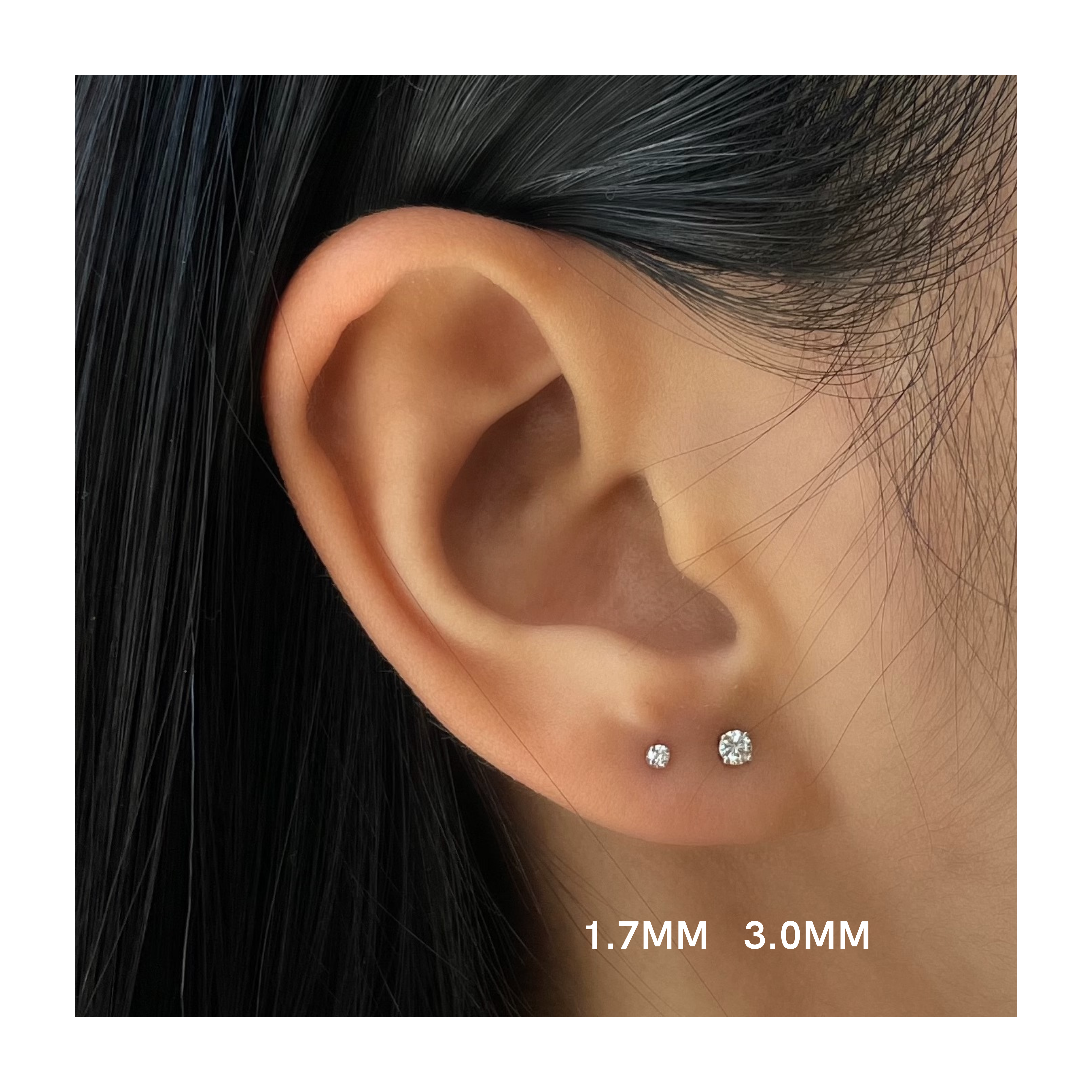 TINY & MINI DIAMOND STUDS