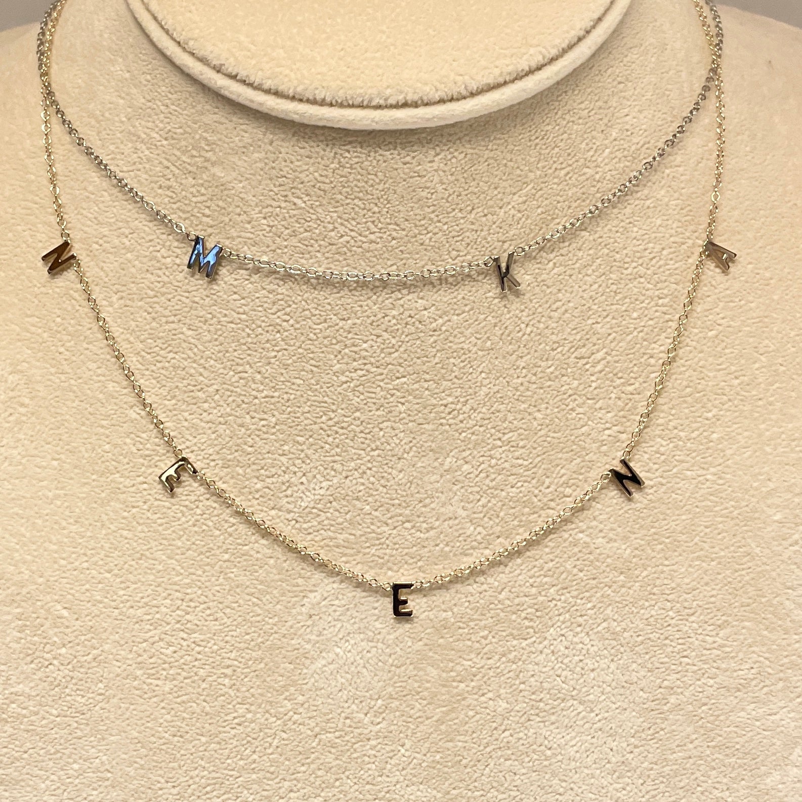 AMARA SPACED OUT LETTER NECKLACE - IMG 6122