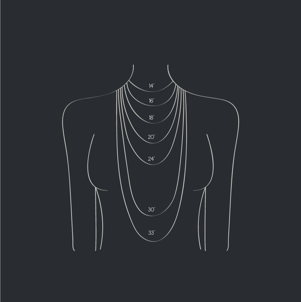 Block Letter Name Plate Necklace