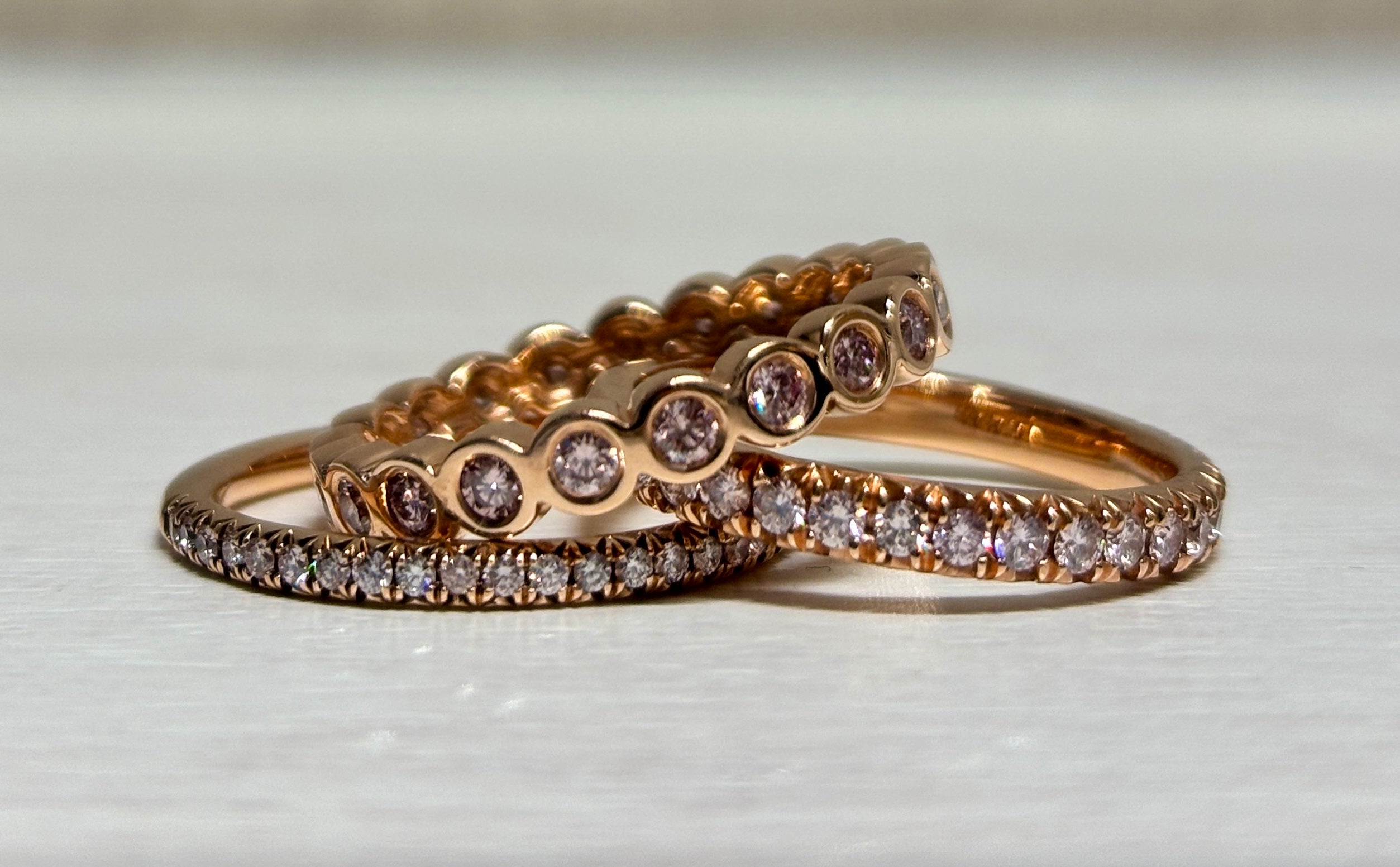 Pink Diamonds - Rania, Val + Luluah Stack 