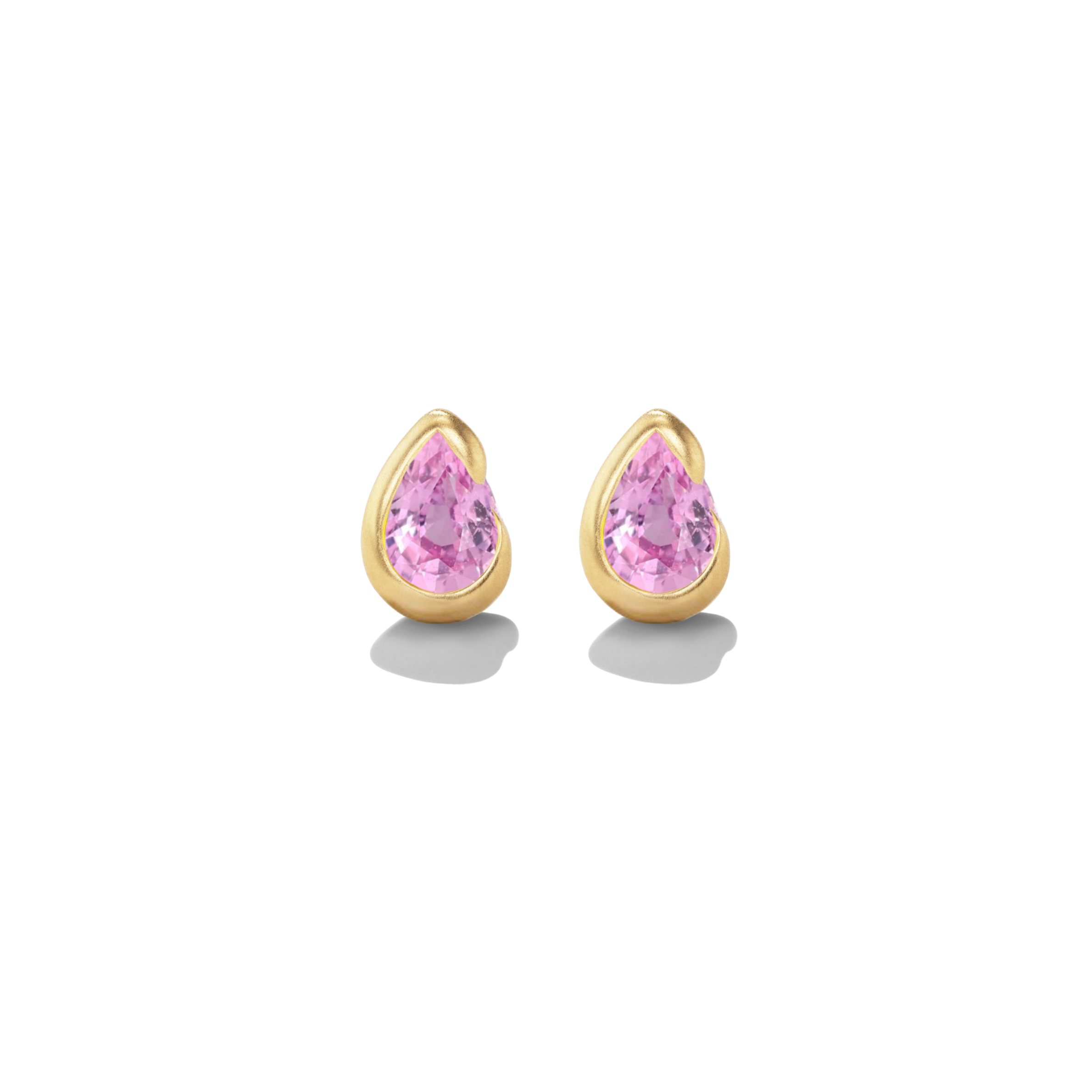 Pink Sapphire BB Thelma Studs