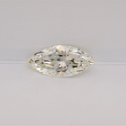 Marquise-shaped diamond on a light gray background