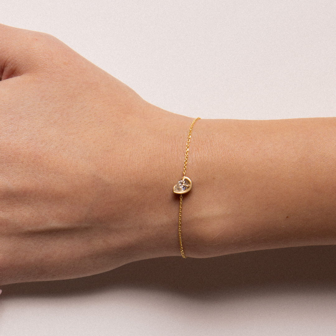 BB THELMA WHITE DIAMOND CHAIN BRACELET