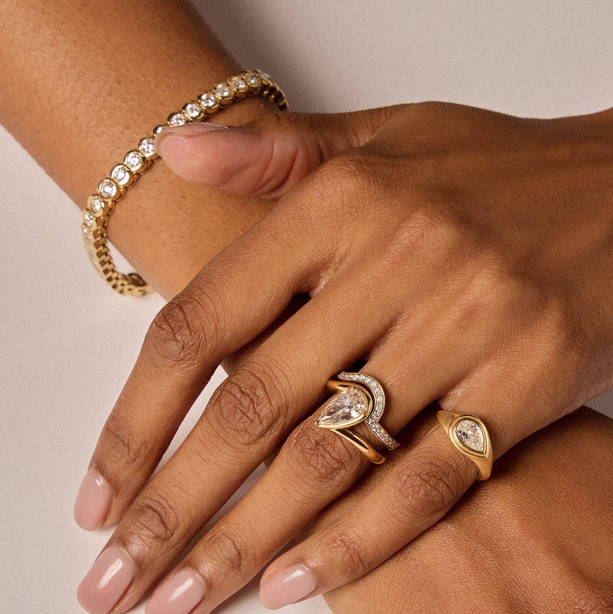 COCO 8.00 CRTS TENNIS BRACELET (certified)