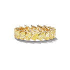 AURELLE YELLOW PEAR CUT BAND