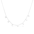 AMARA SPACED OUT LETTER NECKLACE 