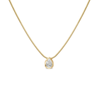 BB KYRAH WHITE DIAMOND PEAR PENDANT NECKLACE