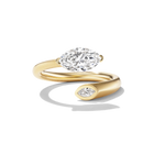 BB PRISCILLA WHITE DIAMOND PINKY RING