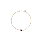 BB THELMA RHODOLITE GARNET CHAIN BRACELET