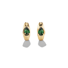 ONE OF ONE BB THELMA TSAVORITE GARNET HUGGIES