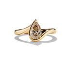 BB TALIA BROWN DIAMOND PINKY RING