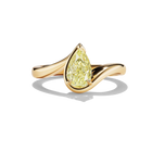 BB Talia Yellow Diamond in 14k yellow gold product photo, front profile