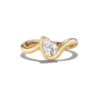 BB THELMA WHITE SAPPHIRE PINKY RING