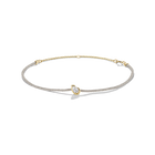 BB THELMA WHITE SAPPHIRE CORD BRACELET