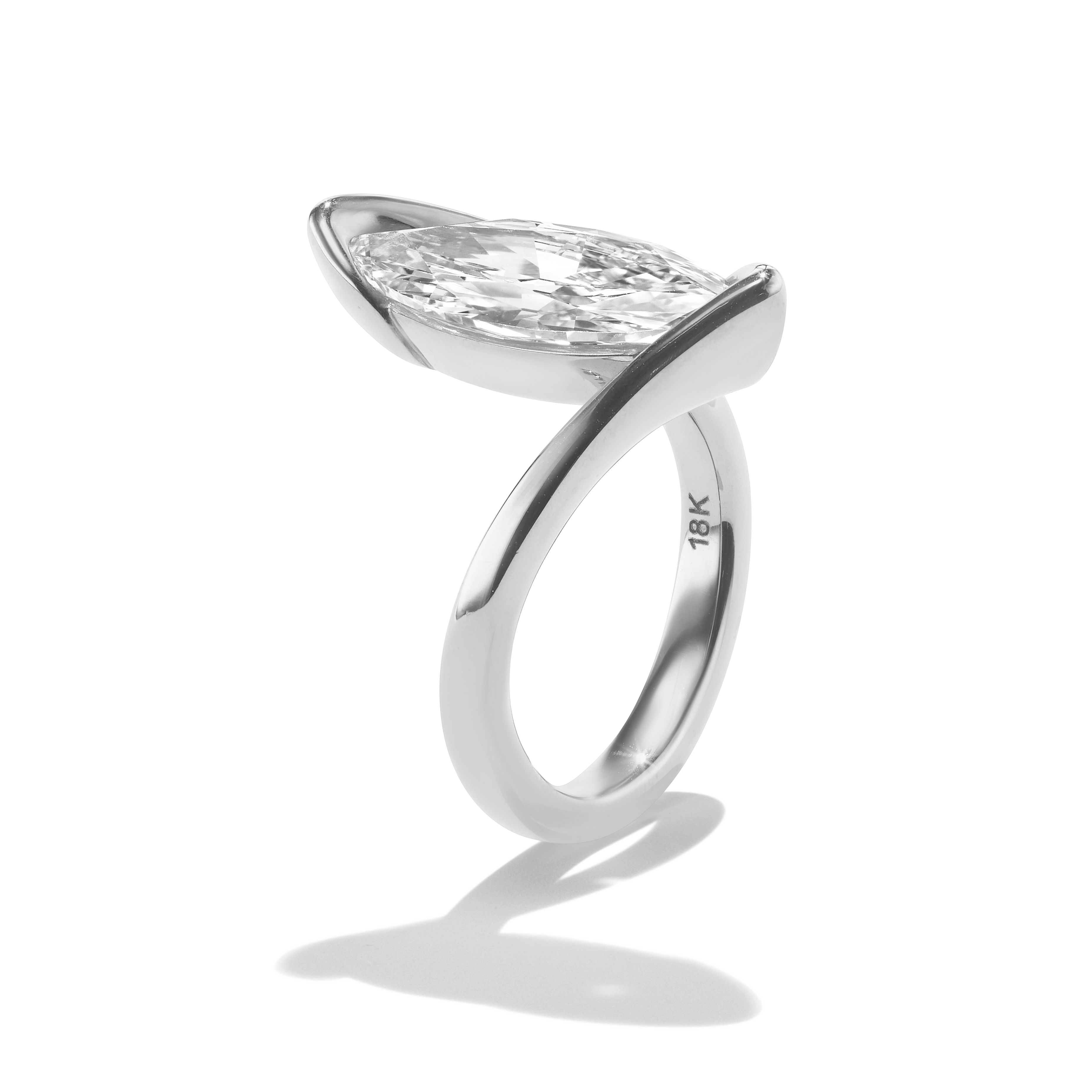 BESPOKE BYPASS MARQUISE RING