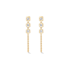 BUBBLE BEZEL CHAIN EARRING