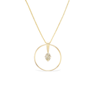 BESPOKE OVAL DIAMOND PENDANT NECKLACE