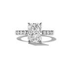 BESPOKE RADIANT PLATINUM PAVÉ RING