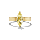 BESPOKE YELLOW MARQUISE SELENE RING